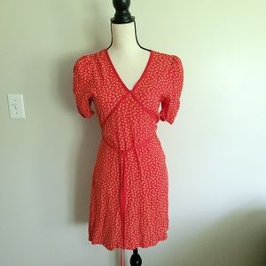 Adorable Korean Boutique Cherry A-Line Dress